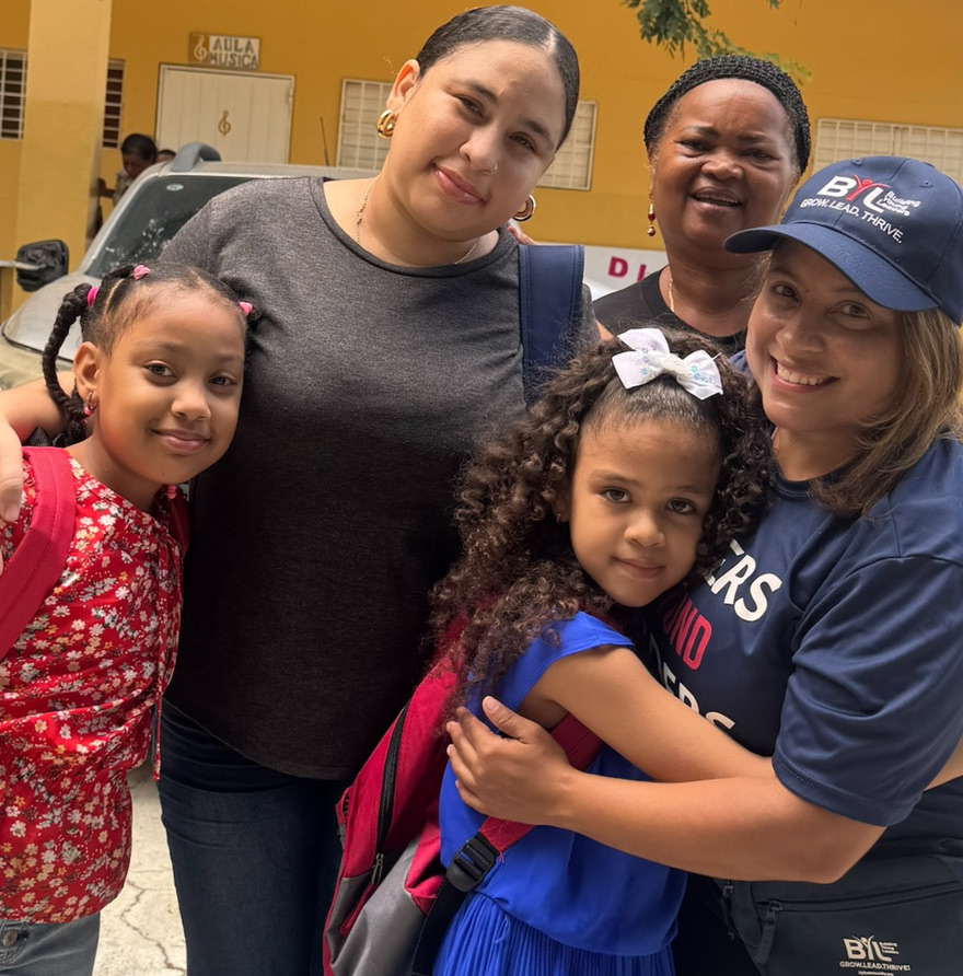 BYL Backpack Giveaway with school supplies for students